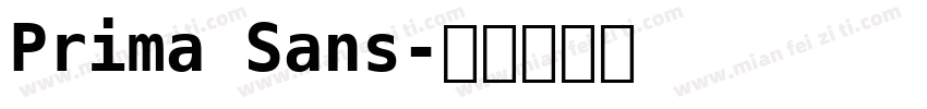 Prima Sans字体转换